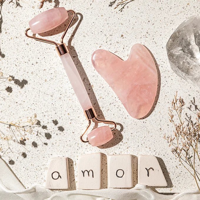 Kit Facial Gua Sha y Roller - Facial Fitness