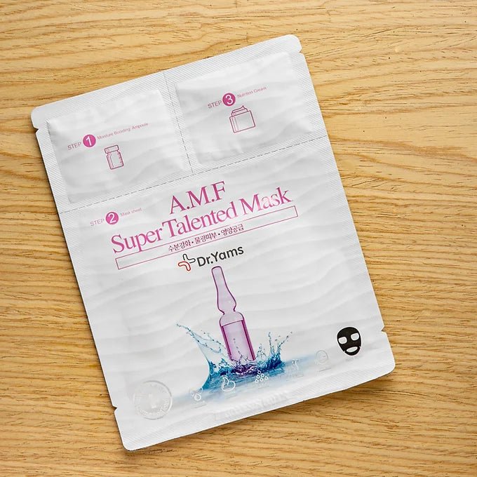 Mascarilla Coreana Dr. Yams – Hidratación Profunda y Reparación Natural - Facial Fitness